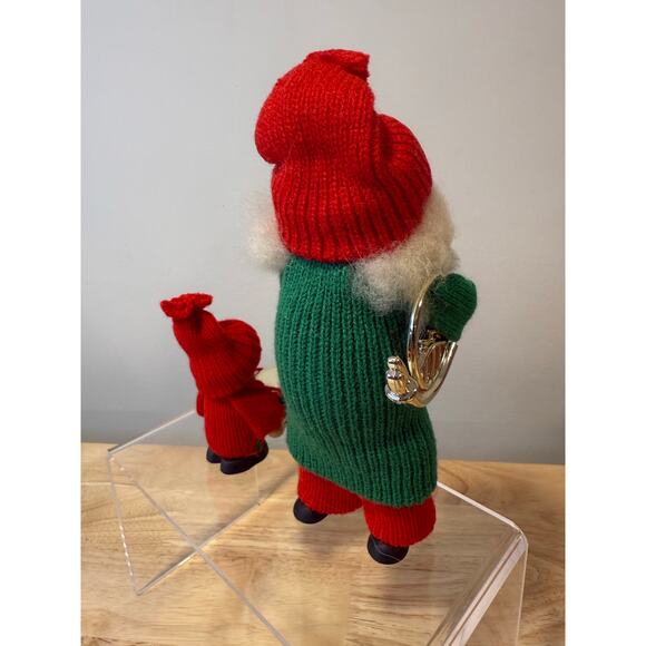 2 Ljungstroms Of Sweden Tomte Wooden Figure Musical Instruments JL - Picture 5 of 12